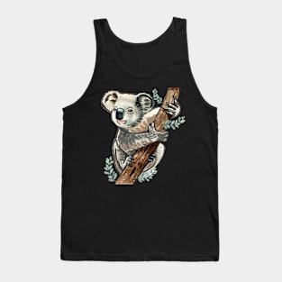 The Cuddlest Koala Bear Tank Top